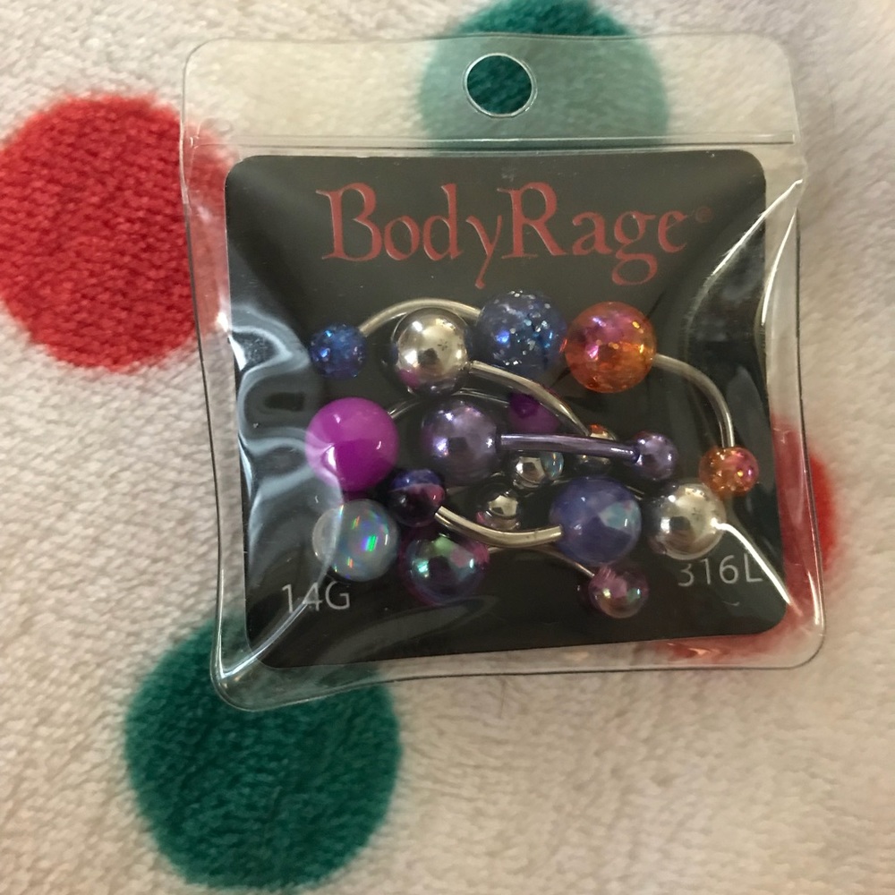 Surgical steel belly button rings. NEW
